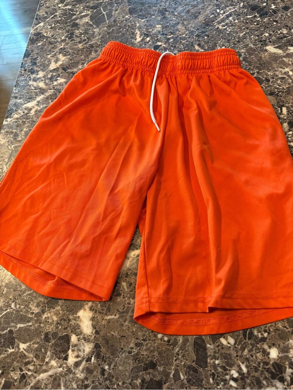 Energy Zone Orange Athletic Drawstring Shorts